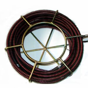 KOSZ+SPIRALA 16x2,3 mb Z CZERWONĄ ŻYŁKĄ (SSMK ) DO UDRAŻNIANIA KANALIZACJI